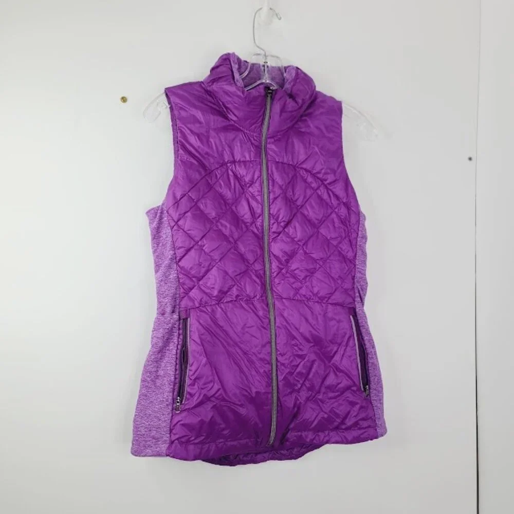 Lululemon Women's Purple Down For A Run Quilted Puffer Vest Size‎ 8